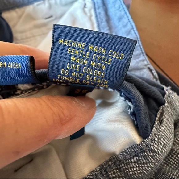 🎉HP🎊Polo Ralph Lauren Men’s Navy Blue Relaxed Fit Shorts Size 32 - Picture 7 of 9